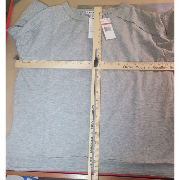 Frayed Jeans Marleigh Hi-Low Sweatshirt – Women’s XS – Gray – NWT - Picture 9 of 10